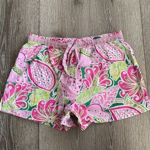 Vera Bradley Pink and Green Paisley Pajama Set